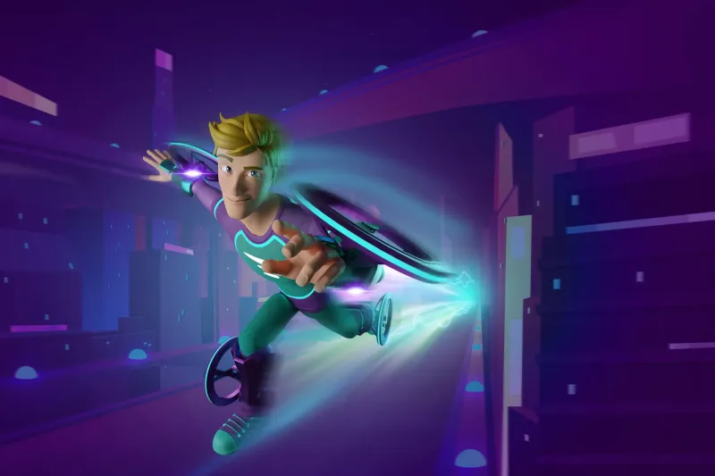 Max, Personagem 3D para Provedor de Internet