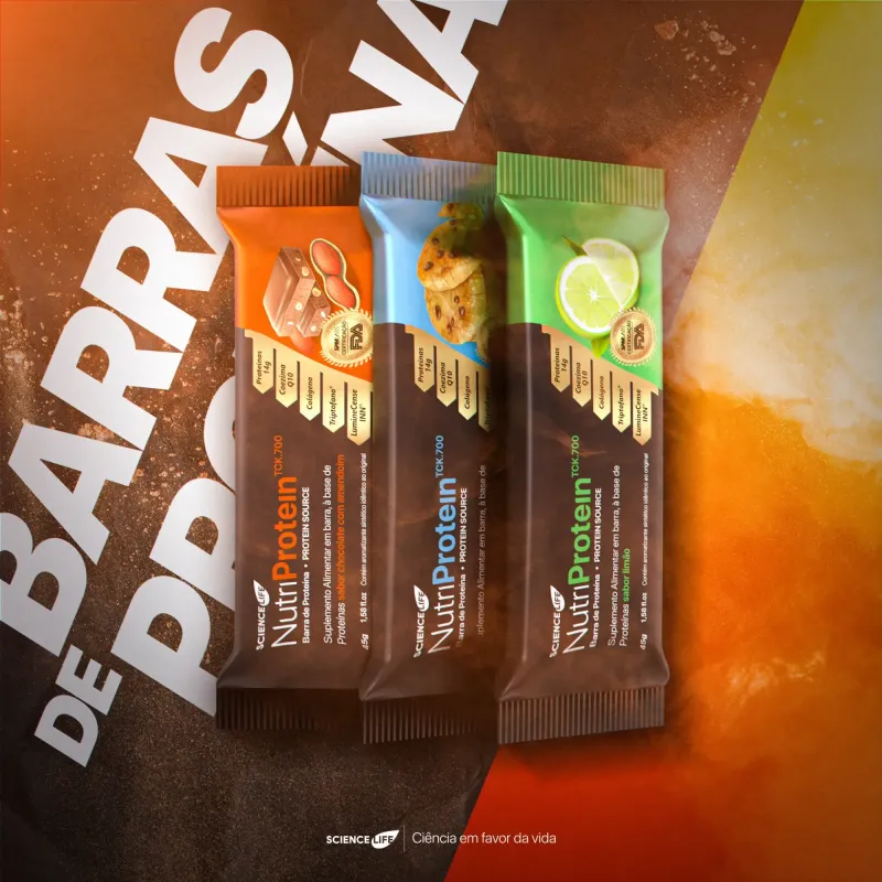 Barras de Proteína Nutri Protein, da Science Life